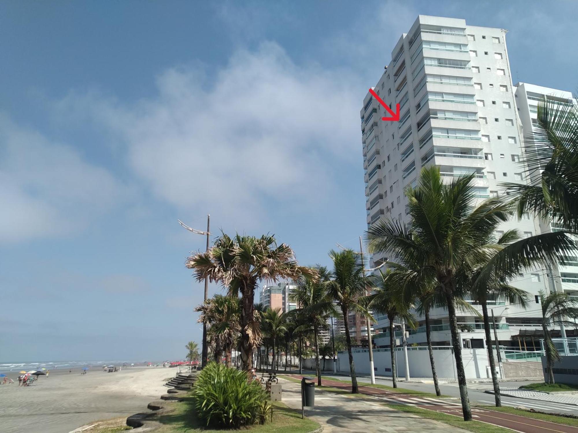 Apartamento Frente Mar Pe Na Areia 프라이아 그란데 외부 사진